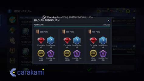 h game masalah topup tentang misi mingguan casing pelindung image 1