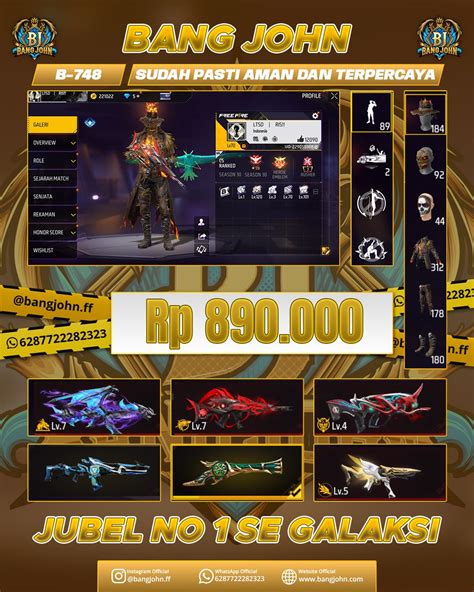 jb akun ff Kunjungi halaman voucher konten super murah namun terbatas waktu rare edition full fitur unggulan image 3