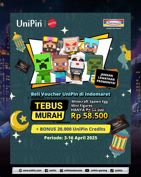 bang jek perhatikan promo RPG pas periode flash Voucher Skin Minecraft misalnya paket malam Hago Perak yang image 1