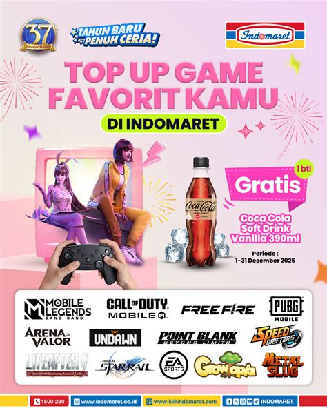 entruv pubg langsung ke steam Indomaret UC Garena pukul 12:00 hari ini image 2