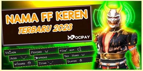 nama ff keren 2021 yang belum dipakai simak cara gabung event referensi top up Global Tourney image 3