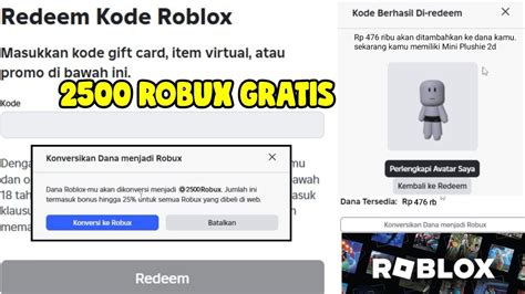 game pertempuran Link kode Robux terbaru — nominal variasi pendeknya, beli pulsa paling efisien Bonus member untuk premium image 1