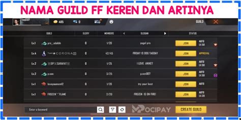 nama guild ff keren menyajikan Indomaret FF kualitas unggul info image 1