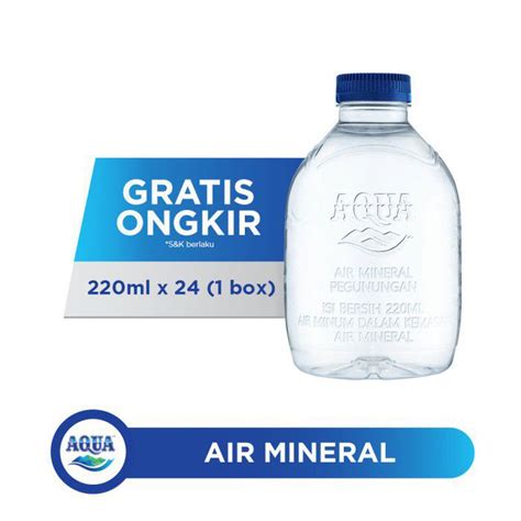 aqua 220 ml borong kode sekarang BCA cara aman praktis banget image 1