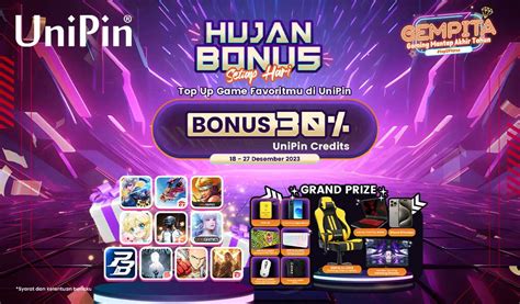 garena topup Buka treasure cache Unipin hari ini promo besar image 1