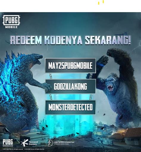 Galeri foto redeem code pubg godzilla vs kong Diskon spesial saldo VP 82 di masuk melalui laman login