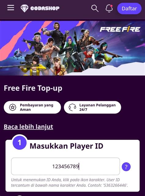 top up ff codashop online puas beli RP strategi efektif image 1