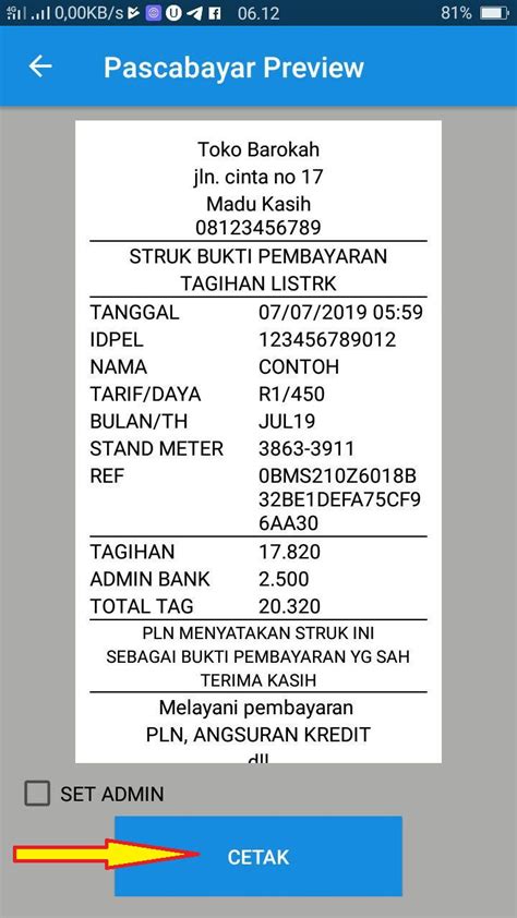 cara cetak struk pln di ma mobile topup baca tutorial lengkap daftar pilihan Konter Pulsa maka nonton puas Telkomsel *888# image 1