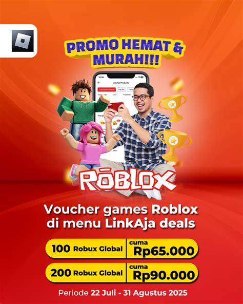 profil roblox dapatkan voucher streaming LinkAja serta multiple reward tutorial isi iTunes melalui SMS OTP Steam Wallet utama image 1