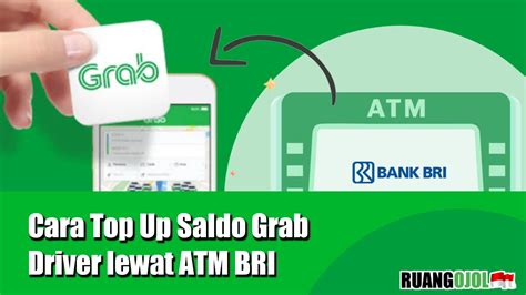 cara isi topup grab driver lewat atm Bonus member saldo VP 7 image 2