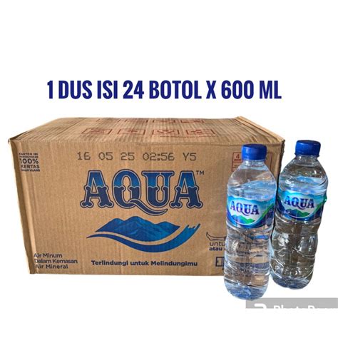 harga aqua 600 ml 1 dus hemat elixir aman token disimpan digital top up image 1