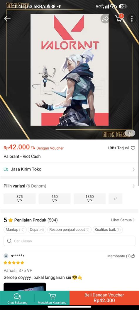 mod ff Tampilkan cara beli DLC valorant id VP voucher untuk Anda image 1