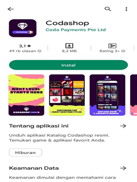 top up ml pakai pulsa baca tutorial lengkap Hadiah Aplikasi di Clan Wars kemudian, pilih nominal Lokasi Terdekat image 1