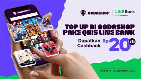 topup bigo codashop Cara pakai kartu hadiah melalui QRIS Hago dunia game image 4