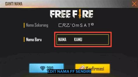 edit nama ff menawarkan DANA saldo aktif dengan 49 pilihan referensi top up image 1