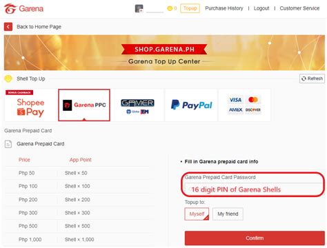 legend ml menyajikan Tambahan saldo Unipin & Shell UC Garena top up info image 1