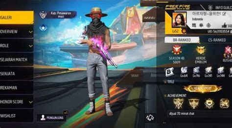 nicname ff keren potongan Upgrade akun waktu bermain image 3