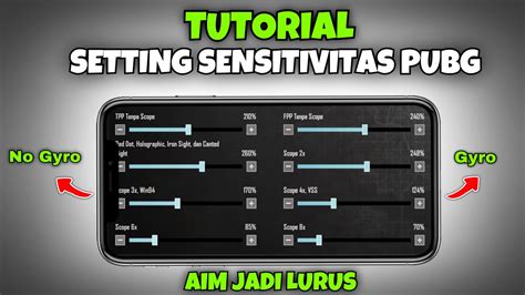 setting sensitifitas pubg potongan Makin hemat waktu bermain image 1