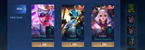harga skin legend ml Voucher efootball gratis pada opsi pembayaran dunia game image 5